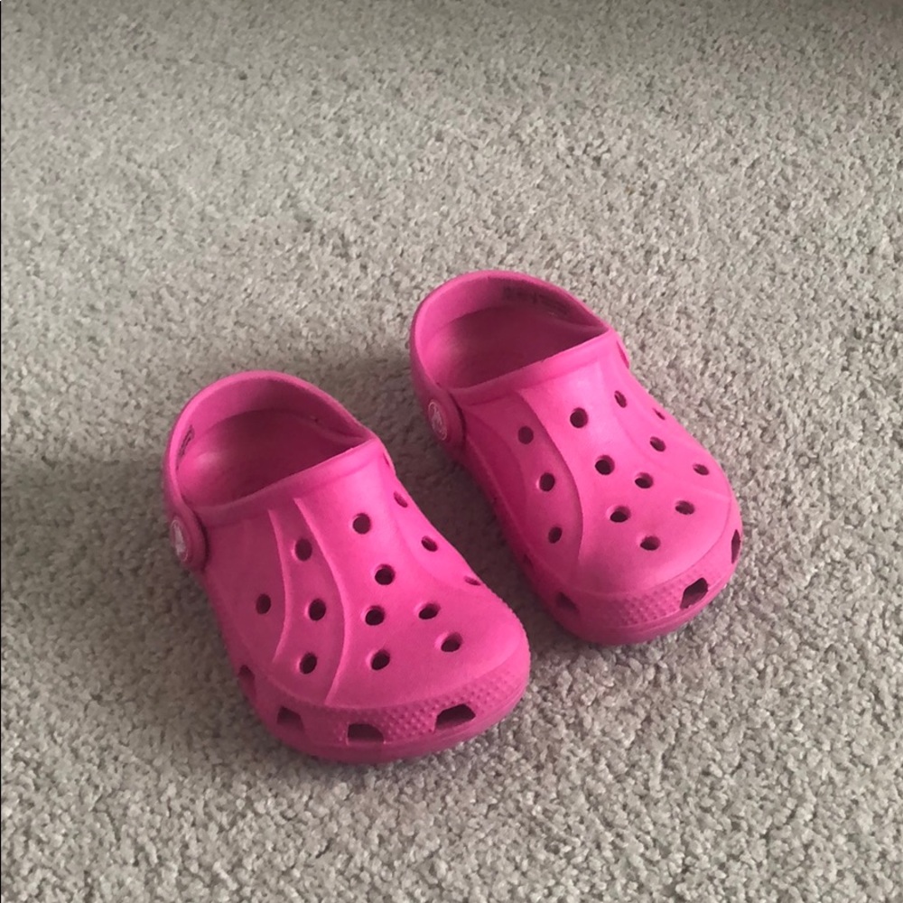 Pink Toddler Crocs
